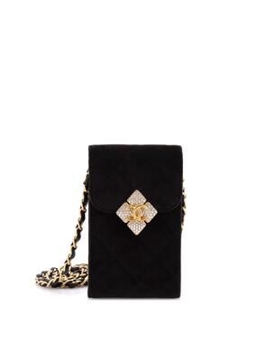 Chanel Diamond Lock Cc Phone Holder #301648C30B